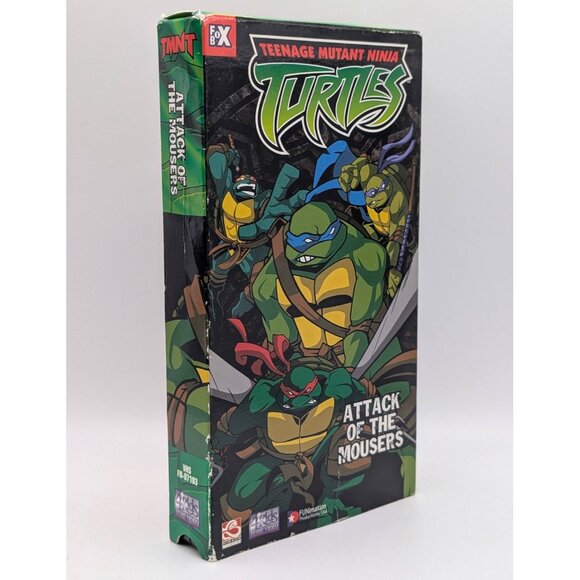 Teenage Mutant Ninja Turtles TMNT ATTACK OF THE MOUSERS VHS VTG 90s Kids Cartoon - Picture 1 of 5